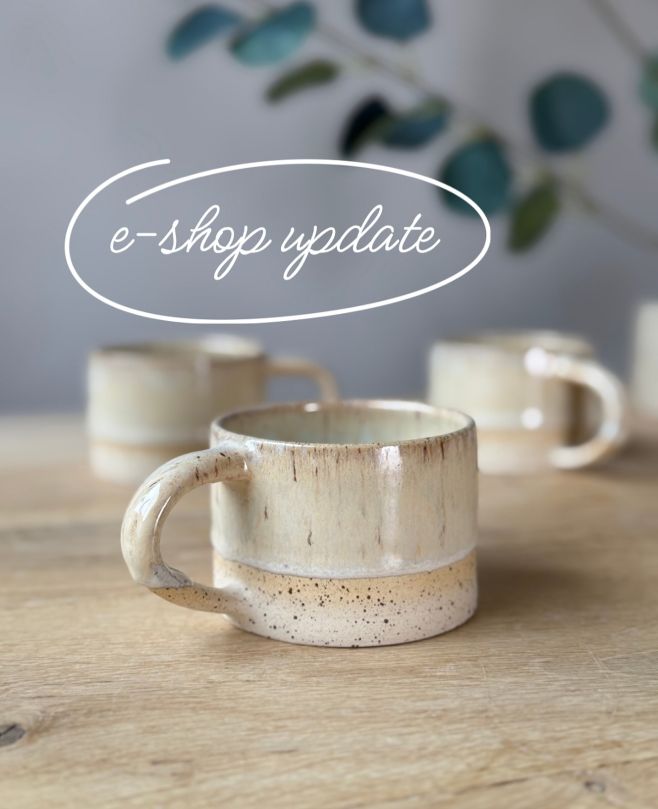 31. října proběhne naskladnění e-shopu. Můžete se těšit na novinky, ale i klasiku. 🫶🏻 A protože 8.11. jedu s keramikou do...